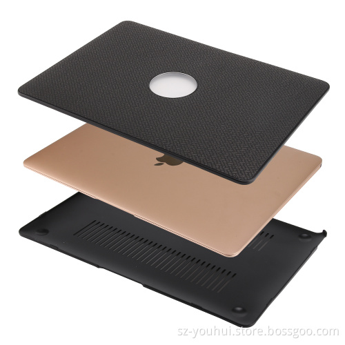 Manufactory Weave Pattern Leather Cover Case for Macbook 11" 12" 13" 15"for Apple Laptop with Retina